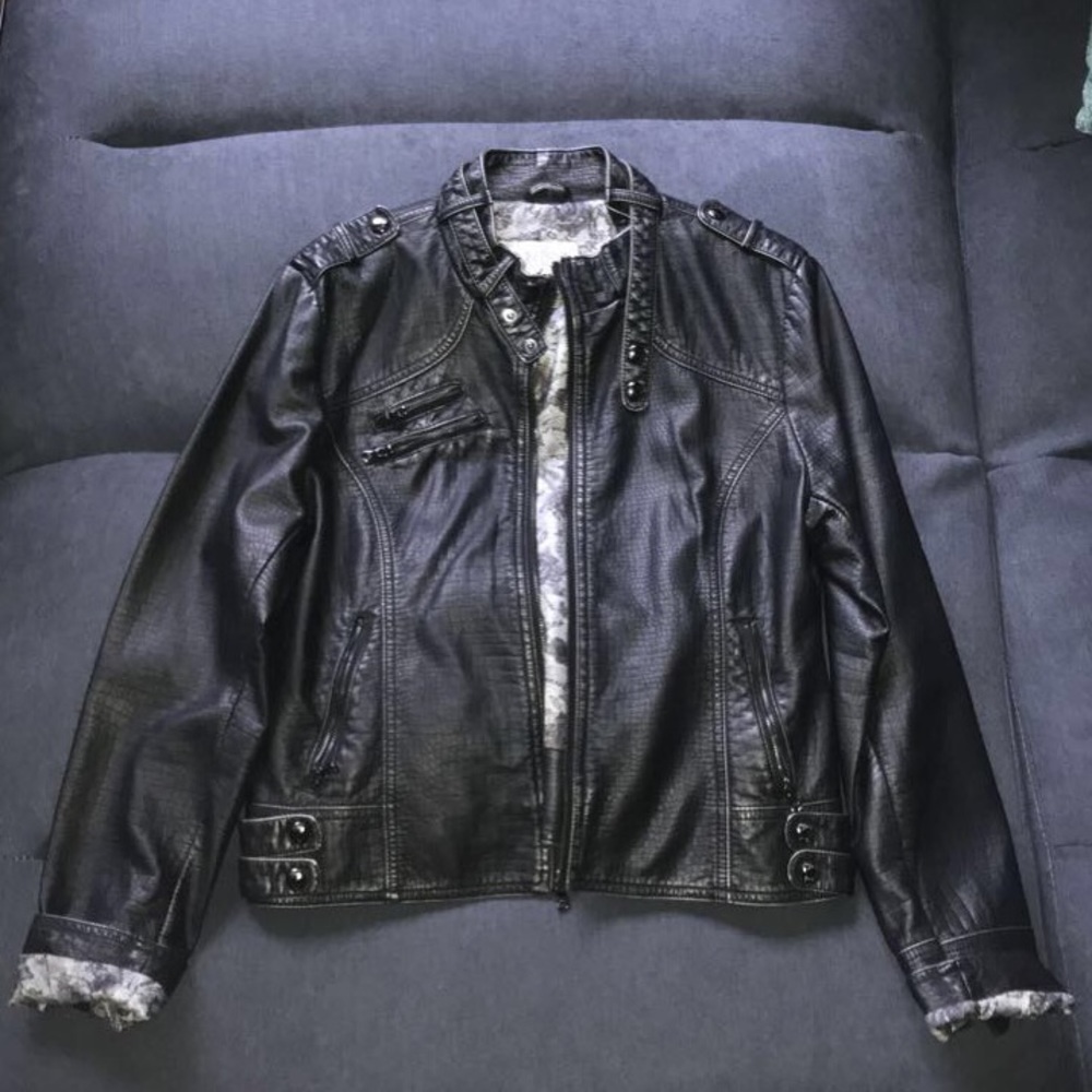 Women’s Guess Leather Jacket